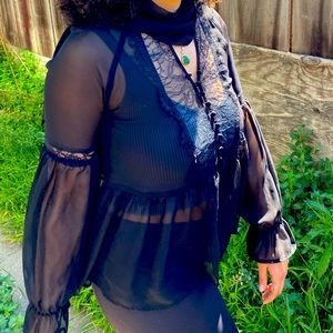 Sweet free people flowy top